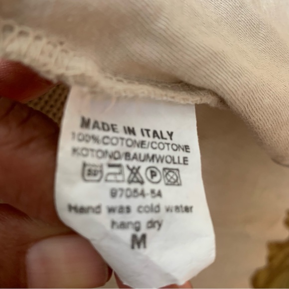 Belle France Boho Beige Sleeveless Mesh Vest and Tank Set Cardigan Duster - Picture 5 of 7